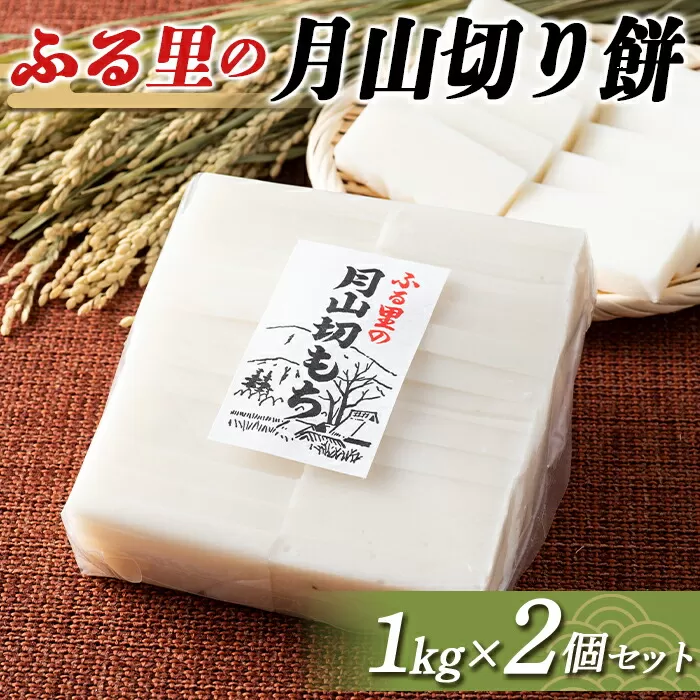 FYN6-005 ≪先行予約≫冬季限定 角餅 ふる里の月山切り餅 1kg 2個セット 山形県産水稲もち米使用 2024年12月中旬から順次発送 柔らかい やわらかい 滑らか なめらか 白餅 お餅 餅 もち モチ 米 国産 山形県産 冬季 冬 年末 年始 正月 期間限定 山形県 西川町 月山