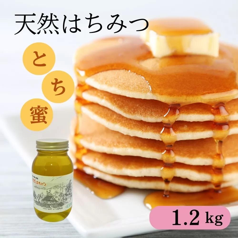 天然 はちみつ 「とち蜜」1.2kg 国産 純粋 蜂蜜 ハチミツ