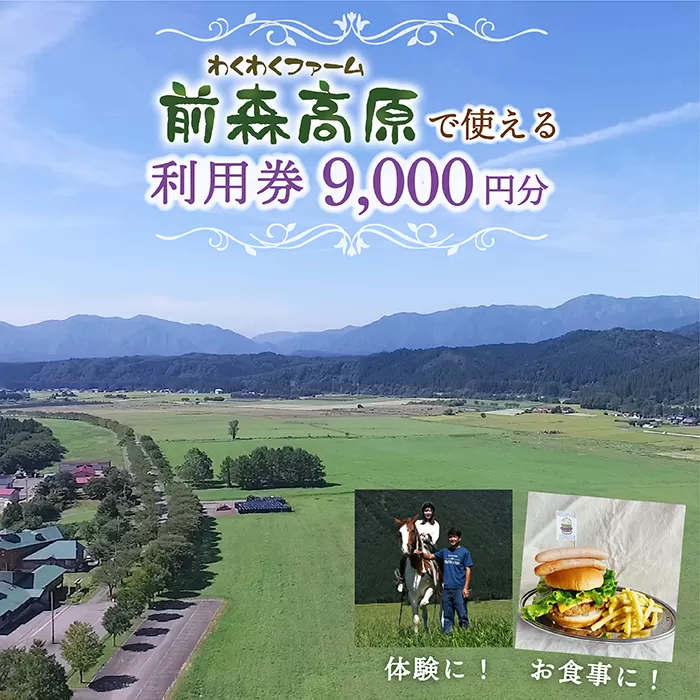 前森高原利用券9000円分