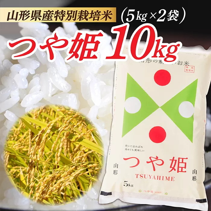 【令和5年産】山形県産特別栽培米つや姫10kg(5kg×2袋)