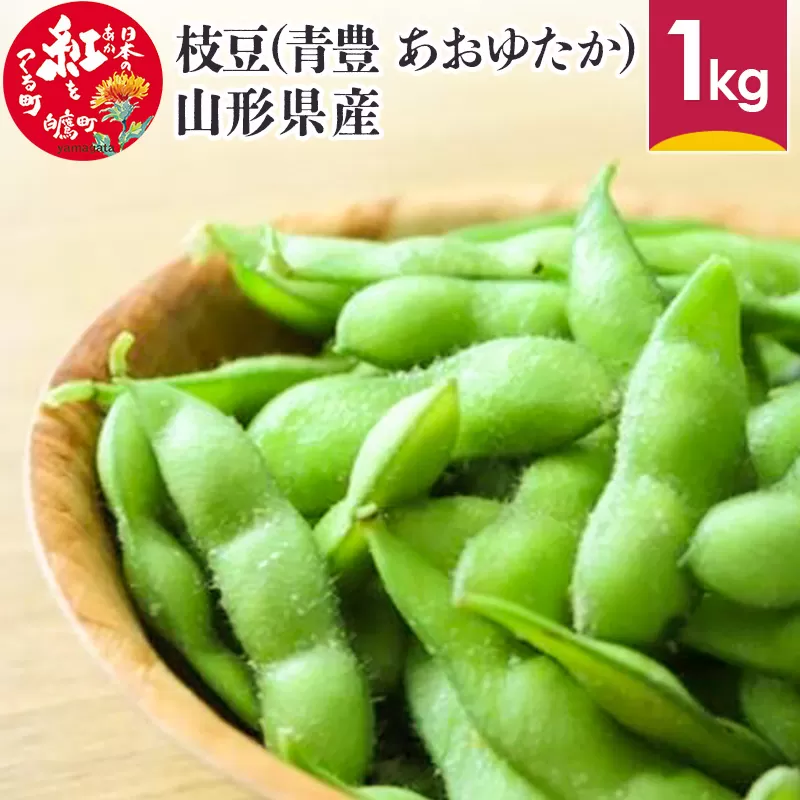 枝豆 (青豊 あおゆたか) 1kg 山形県産 【2024年9月上旬に順次発送予定】