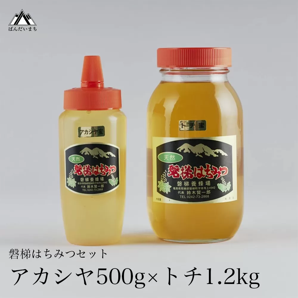 【予約】国産純粋はちみつ 天然 農林水産大臣賞 磐梯はちみつ 1200g［瓶］ 500g［チューブ］ はちみつセット　※2025年7月より出荷予定