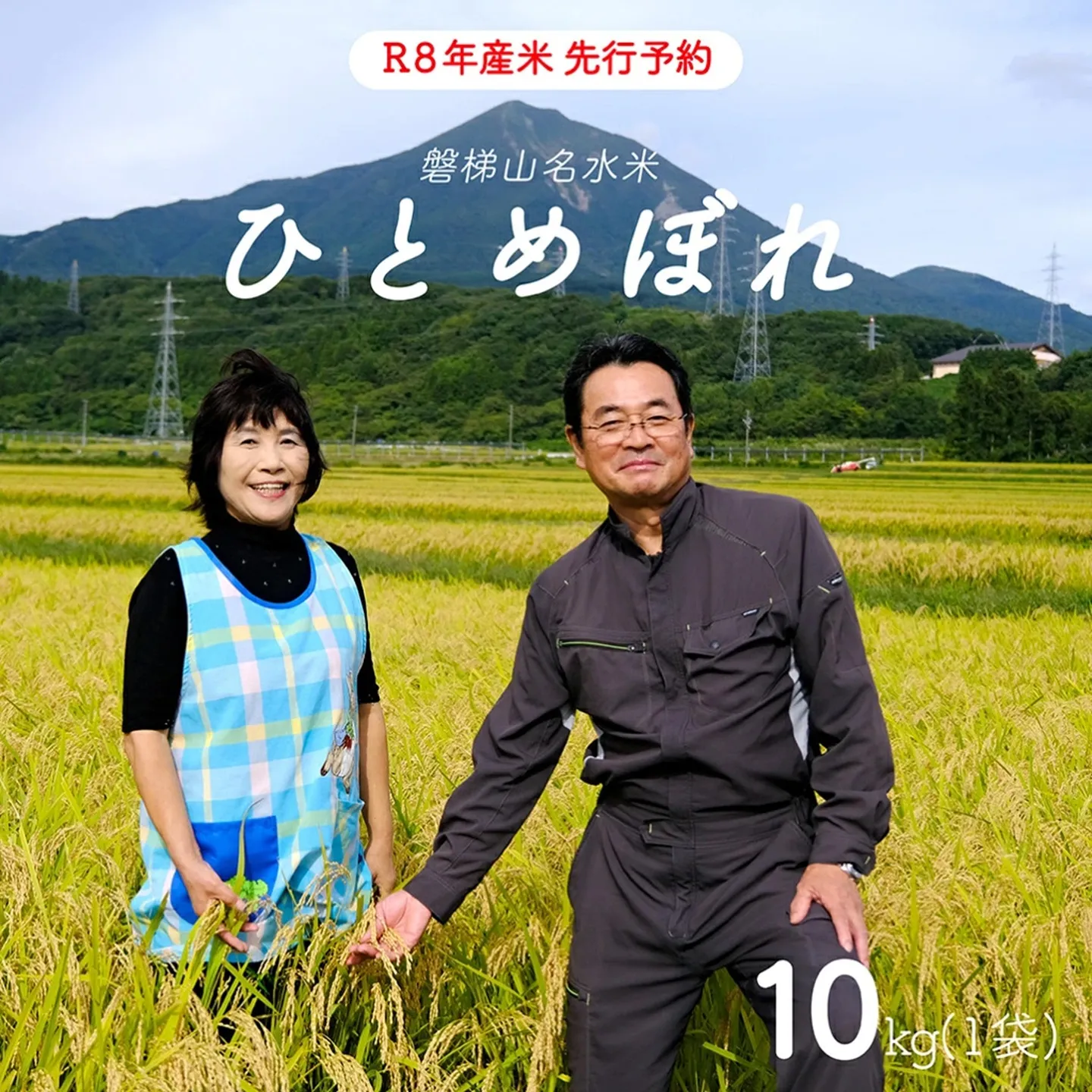 【令和8年産・新米】ひとめぼれ10kg【磐梯山名水米ひとめぼれ】　精米　会津産　磐梯町産　福島産