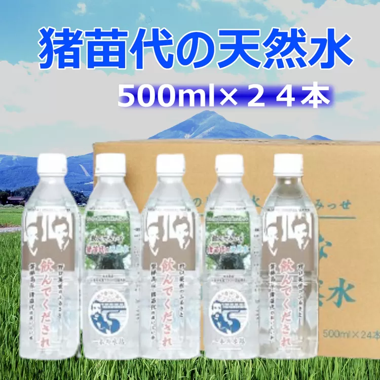 猪苗代の天然水 1箱 (500ml×24本)