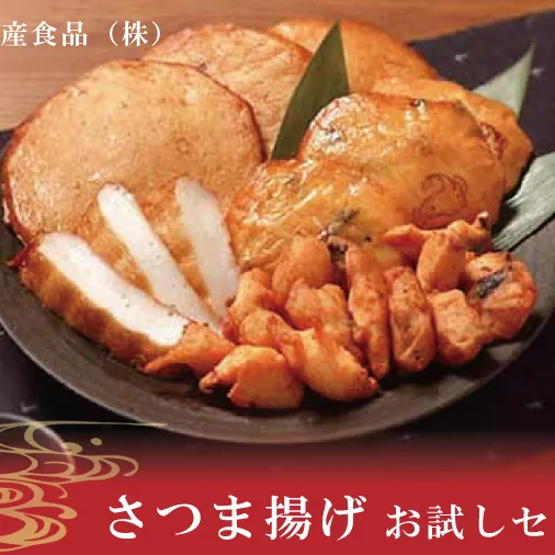 さつま揚げ　お試しセット【サツマアゲ さつまあげ すり身 おかず おつまみ 魚肉】(AN202)