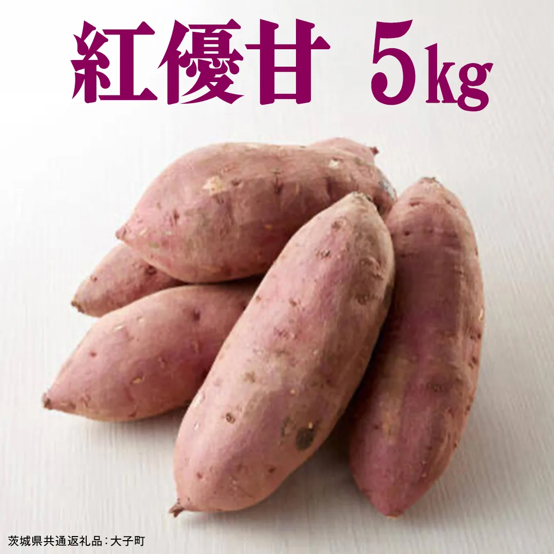 紅優甘 5kg 【 2026年12月上旬発送開始 】 ( 茨城県共通返礼品：大子町 ) さつまいも 焼き芋 熟成 高糖度 ねっとり 蜜芋 甘い スイートポテト 農家直送 産地直送 [FC201us]