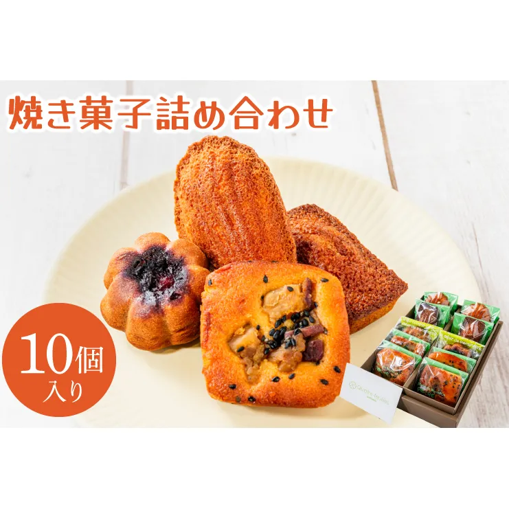 焼き菓子10コ詰め合わせ （KCX-4）