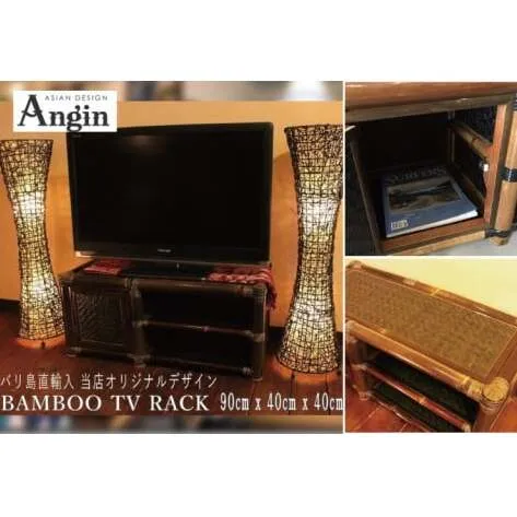 【受注生産】バンブー テレビボード Mサイズ 90cm (KDF-22)