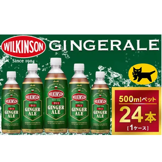 ウィルキンソン タンサン ジンジャーエール ペットボトル　500ml ×24本（1ケース）| 炭酸水 炭酸 辛口　刺激、強め　強炭酸　　酒のみらい　mirai