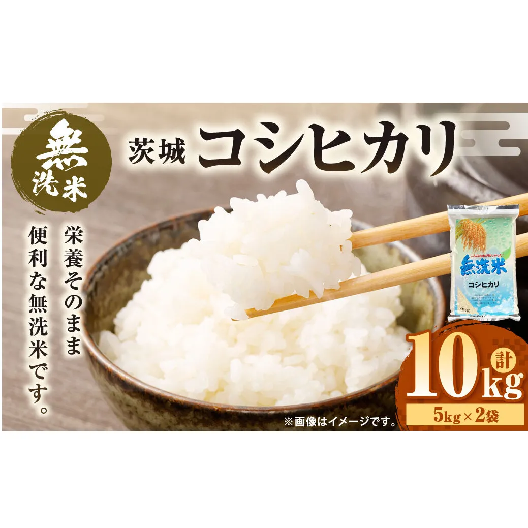 令和8年産 無洗米 茨城コシヒカリ 10kg(5kg×2袋)
