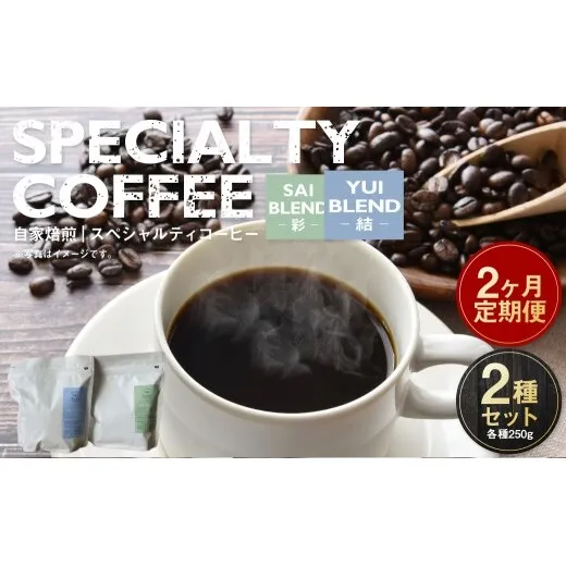 【定期便2ヶ月】自家焙煎スペシャルティコーヒー豆 250g×2種 | コーヒー豆 自家焙煎スペシャルティコーヒー ギフト 詰め合わせ