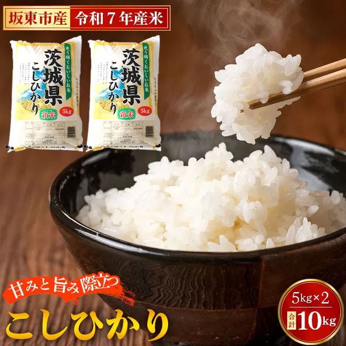 No.669 令和7年産　こしひかり10kg【坂東市産】