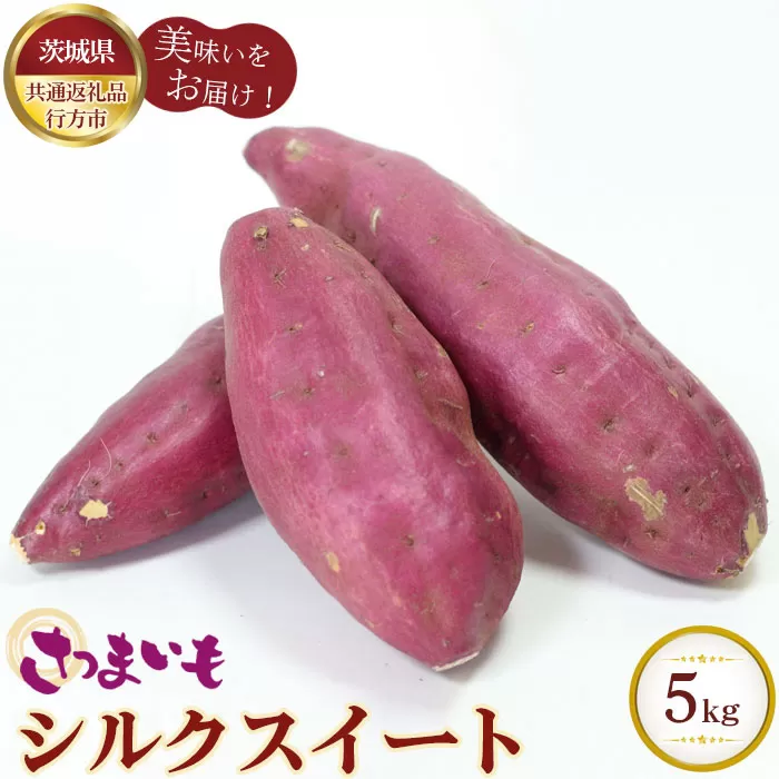 No.329 さつまいも　シルクスイート　約5kg【茨城県共通返礼品 行方市】