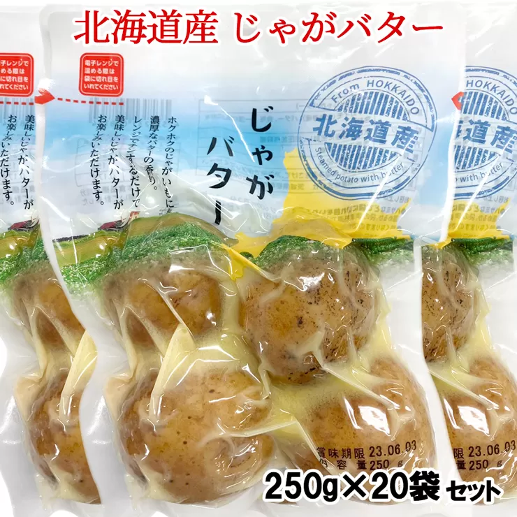 工場直送！北海道産 じゃがバター 1ケース (20袋) [0777]