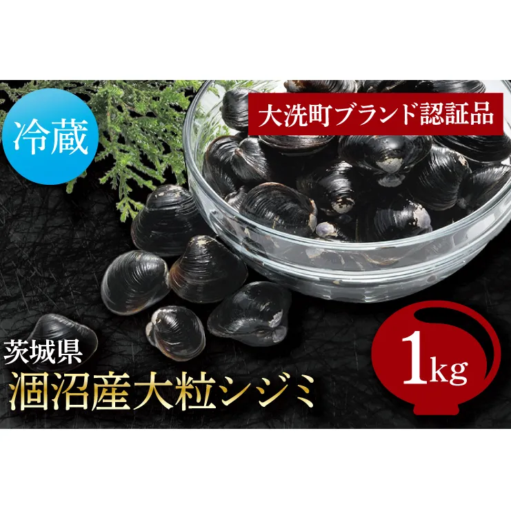 涸沼産 大粒 シジミ 1kg しじみ 蜆 大和しじみ ヤマトシジミ 大玉 冷蔵 味噌汁 スープ 魚貝類 貝 オルニチン コハク酸 魚介類
