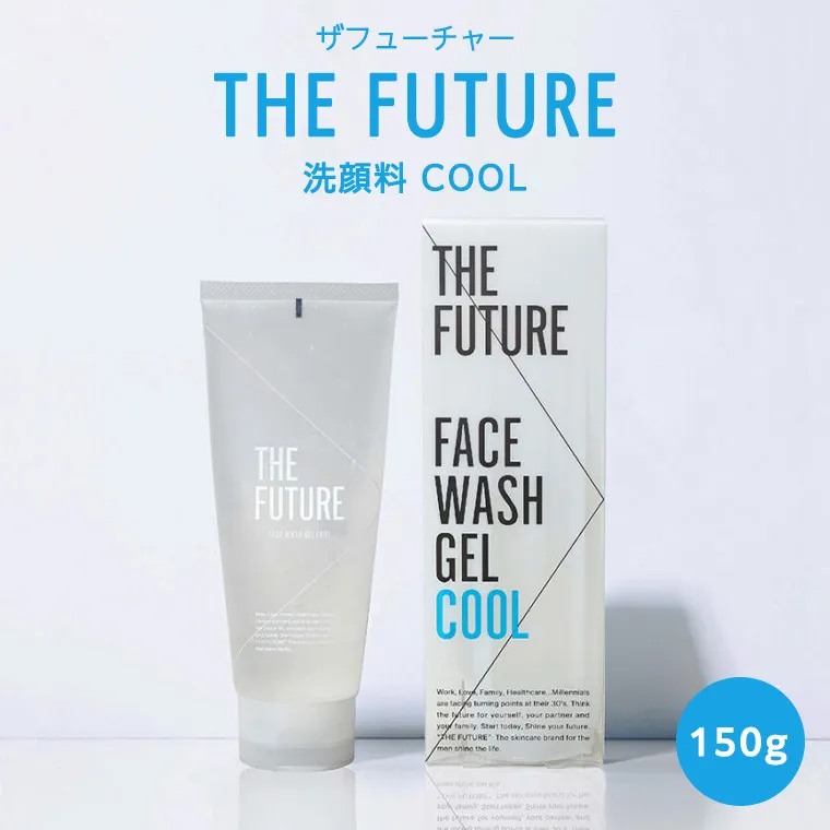 THE FUTURE ( ザフューチャー )  洗顔料 COOL 150g 男性化粧品 フェイス用 洗顔 テカリ スキンケア 肌荒れ メンズコスメ [BX029ya]