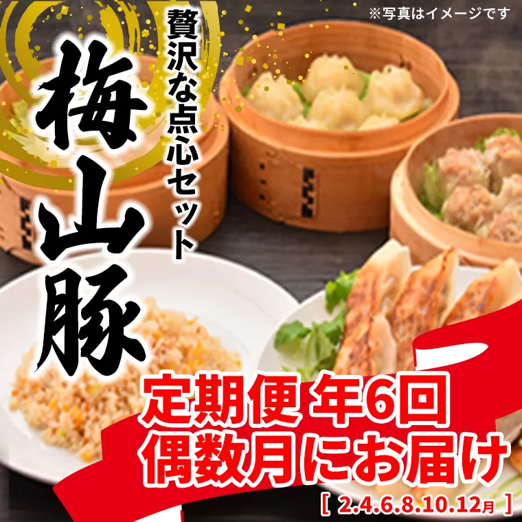 K1876-25 【6回定期便/偶数月発送】 塚原牧場 幻の豚 「梅山豚」 点心セット ブランド豚 メイシャントン 境町