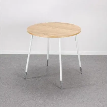 【＆FREL】FS サークルテーブル 天板 突板ナチュラルオーク 幅75cm 奥行75cm 高さ72cm インテリア 家具 おしゃれ シンプル モダン 円形 ワークデスク ダイニングテーブル スタイリッシュ 耐久性 ※離島への配送不可
