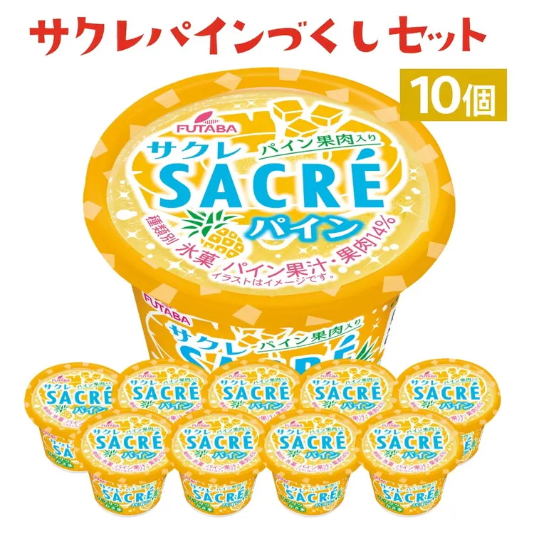 サクレパインづくしセット　10個｜アイス かき氷 シャーベット デザート　※着日指定不可　※離島への配送不可