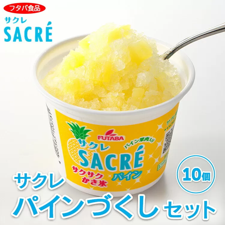 サクレパインづくしセット　10個｜アイス かき氷 シャーベット デザート　※着日指定不可　※離島への配送不可