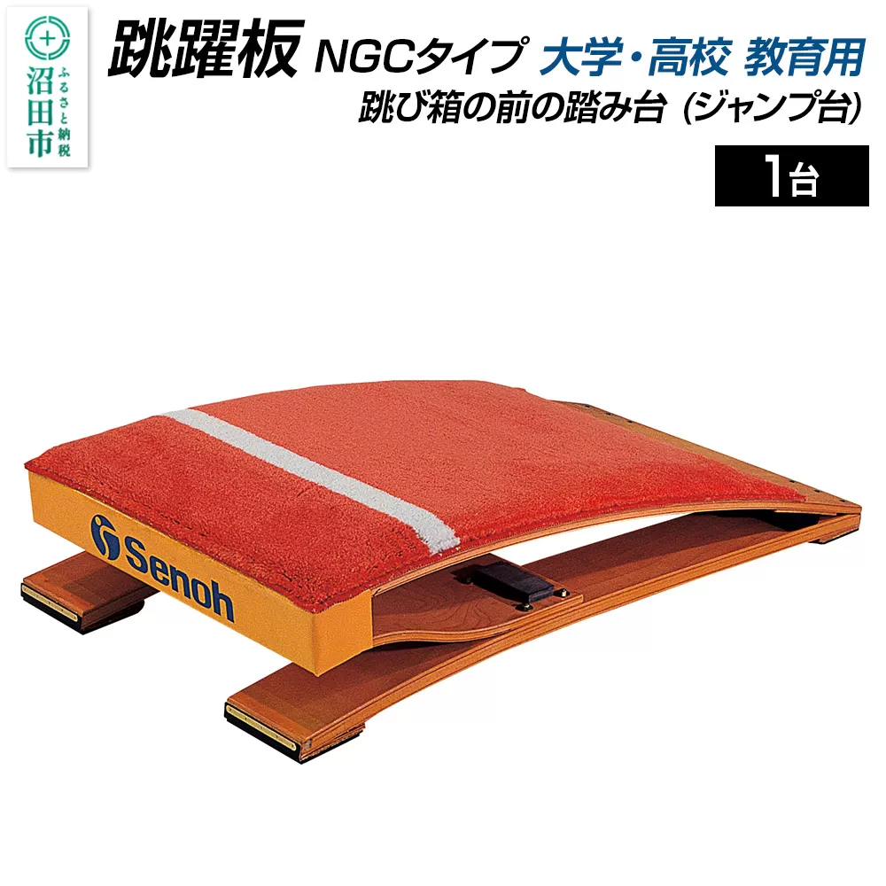 跳躍板 NGCタイプ 大学・高校 教育用 AJ051200 跳び箱の前の踏み台（ジャンプ台） 株式会社セノテック 沼田市