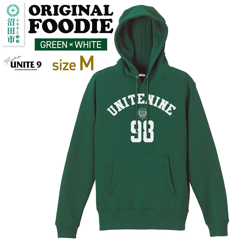 ORIGINAL FOODIE GREEN×WHITE ／ M FUN工房UNITE9