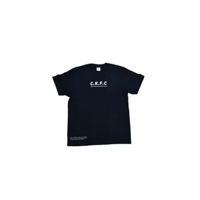 【黒・Sサイズ】川越からJリーグへ。CKFCオリジナルTシャツ1枚 ／ サッカー ユニフォーム 埼玉県