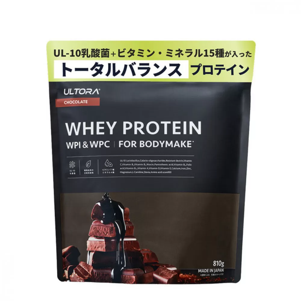 ULTORA ホエイダイエットプロテイン 810g チョコレート風味（リニューアル）