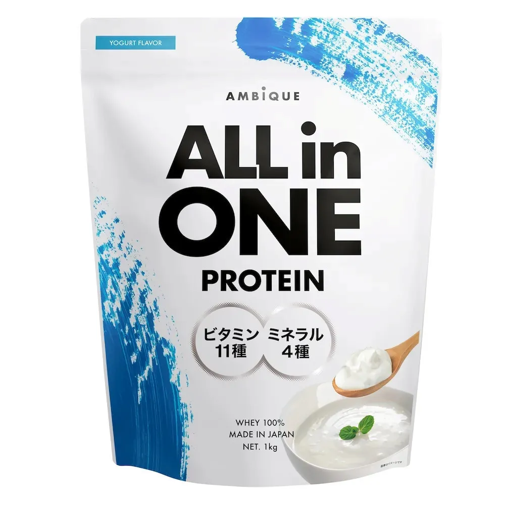 【ヨーグルト風味】AMBiQUE オールインワンプロテイン (700g×12袋)