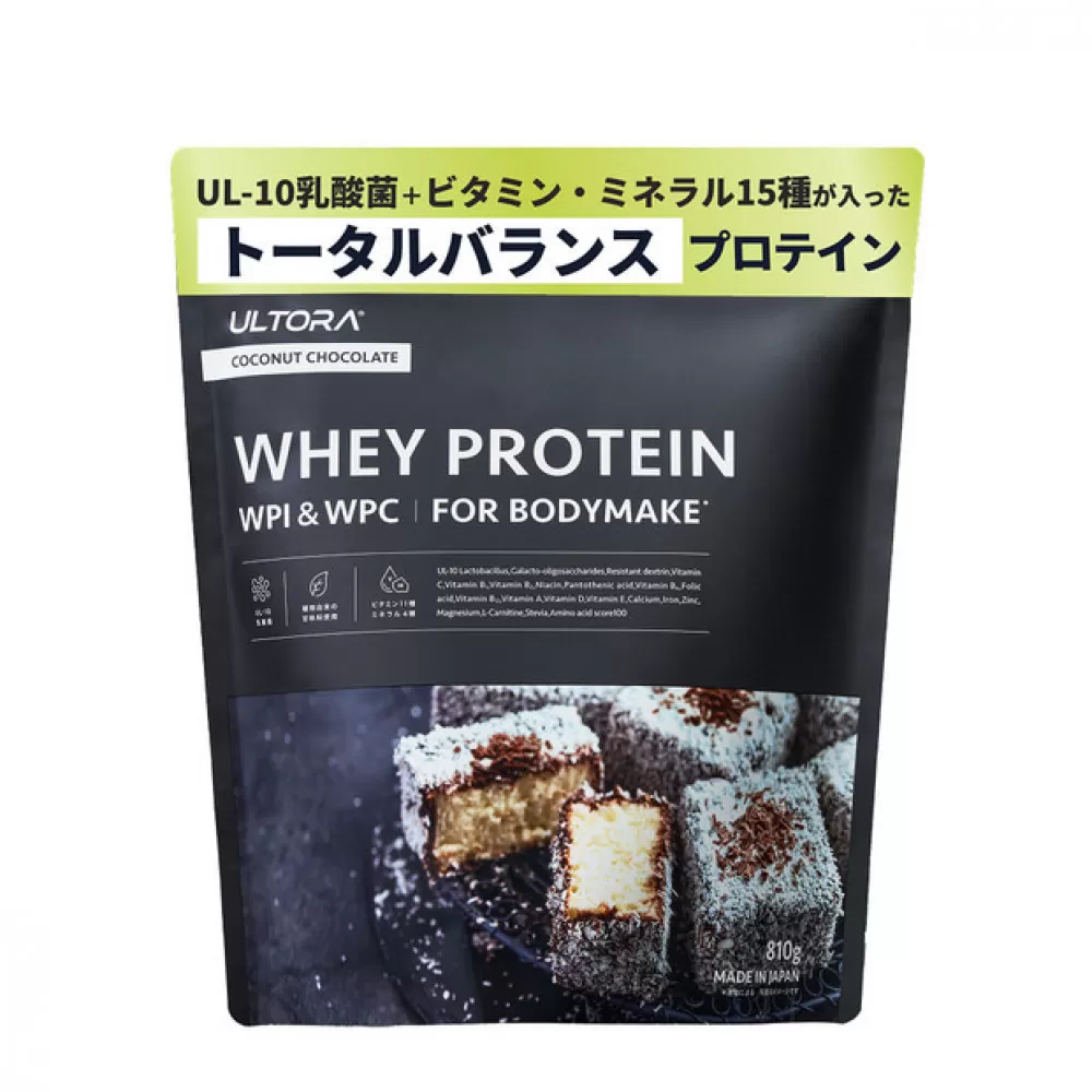 ULTORA ホエイダイエットプロテイン 810g ココナッツチョコレート風味（リニューアル）