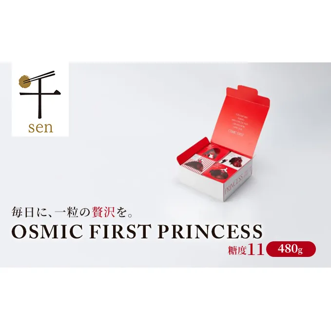 OSMIC FIRST PRINCESS 4箱セット　【トマト オスミック 千 ブランド ミニトマト 野菜】 国産 付け合わせ サラダ トッピング 糖度11 驚きの甘さ 