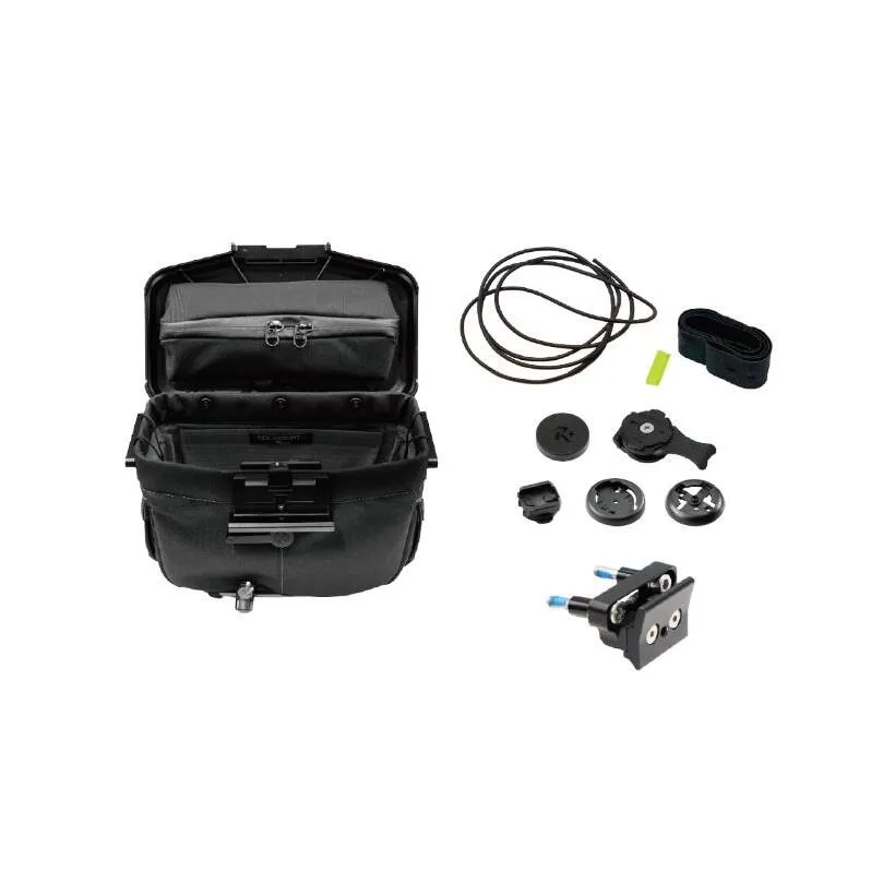 [レックマウントプラス] ライドオンバッグ (ブラック)+ステムボルト専用ベースマウント【R+Bag-BK-BOLT】「Ride On Bag とベースマウント(R+B-BOLT)のセット品」