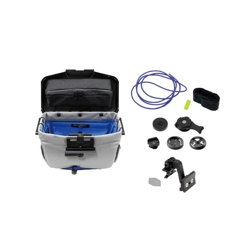 [レックマウントプラス] ライドオンバッグ (グレー)+ブロンプトン専用ベースマウント【R+Bag-GRAY-BROMPTON】「Ride On Bag とベースマウント(R+B-BROMPTON)のセット品」