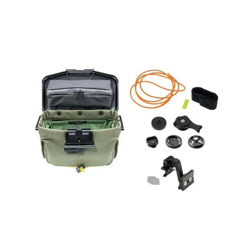 [レックマウントプラス] ライドオンバッグ(オリーブ)+ブロンプトン専用ベースマウント【R+Bag-OLIVE-BROMPTON】「Ride On Bag とベースマウント(R+B-BROMPTON)のセット品」