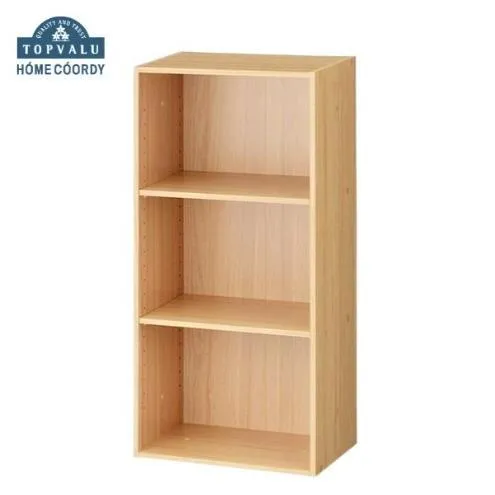 ホームコーディ　積み重ねできるカラーボックス 3段　ナチュラル イオンリテール 家具