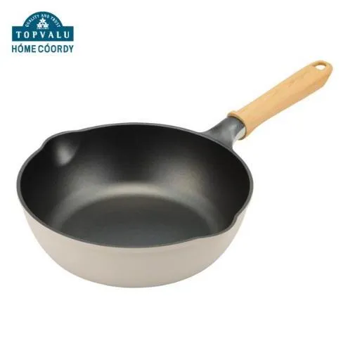 ホームコーディ　ガス火対応　ダイヤモンドコーティング　軽量フライパン　24cm　深型 イオンリテール 調理　料理