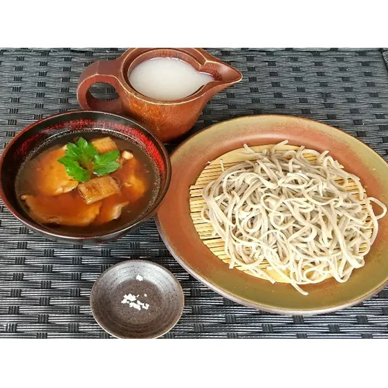 【人気の手打ち十割蕎麦4食セット】鴨せいろ2人前・せいろ2人前（ゆで蕎麦冷凍） そば 加工品 惣菜 
