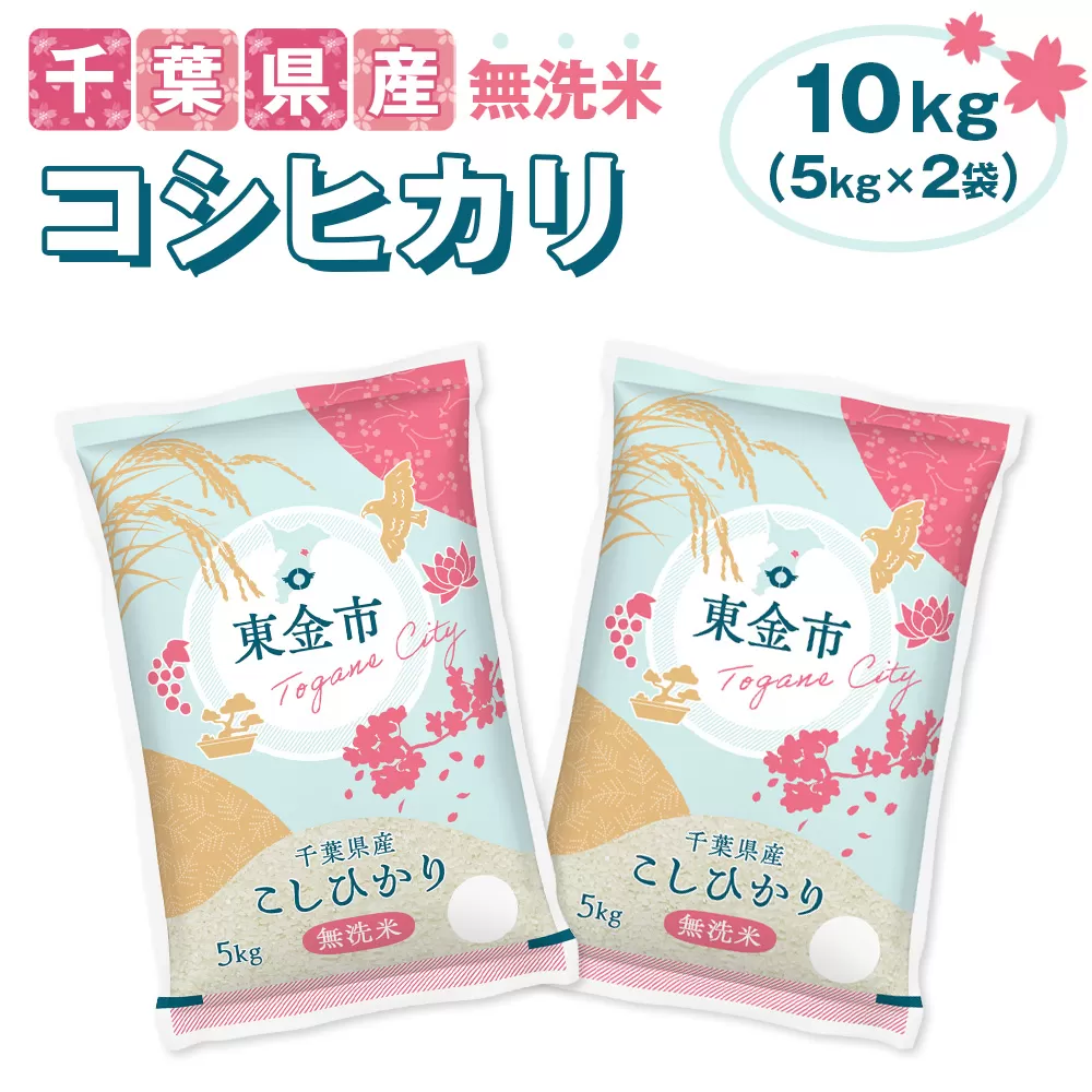 No.232 【令和6年産】千葉県産コシヒカリ10kg無洗米（5kg×2袋）