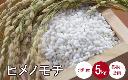ヒメノモチ　5kg（1kg×5袋）長谷川農園　栄町産　ちばエコ認定もち米 | 栄町 ※沖縄・離島への配送不可 ※2025年10月下旬以降順次発送予定 19-4