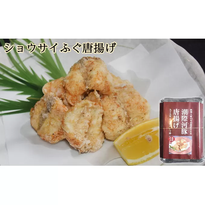 ショウサイふぐ唐揚げ 魚貝類 海の幸 海鮮 から揚げ用 肉厚 ジューシー ふぐの旨味 おつまみ 夕食の一品 おかず お酒のあて 魚 魚料理 和食 フグのから揚げ 