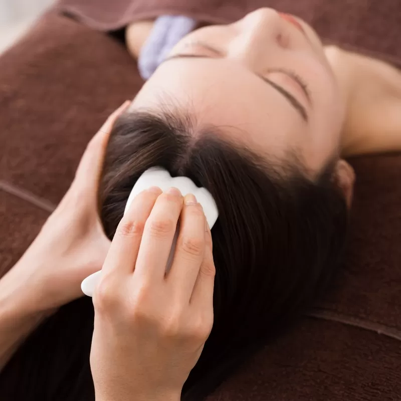 [快眠ドライヘッドスパ専門店]myu恵比寿 快眠カッサヘッドスパ ご利用チケット 6回分＋自宅でできる簡単ホームケア講習