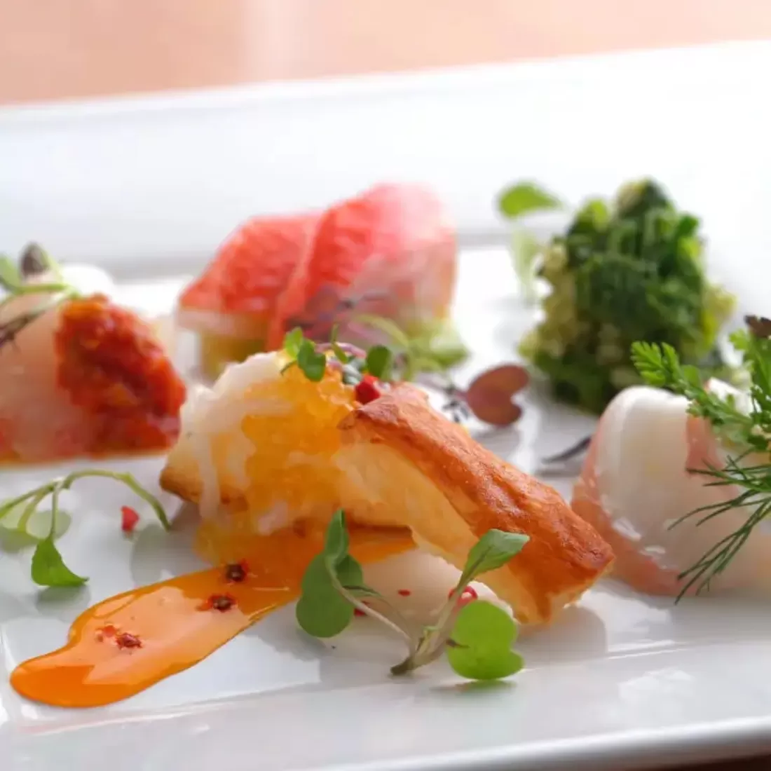 【恵比寿ダルマット】【ペアランチお食事券】シェフ特別おまかせコース 贅沢にメインを松阪牛＜2名様分＞（ぐるなびセレクション）