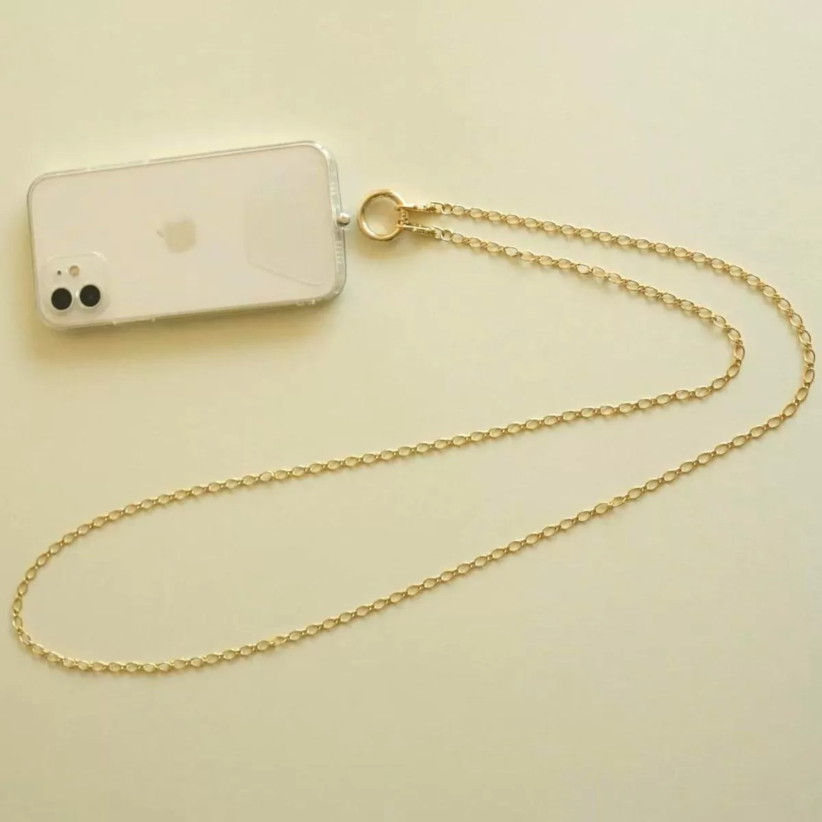 [Cherieオリジナルスマートフォンショルダー] smartphone shoulder - perch - / gold