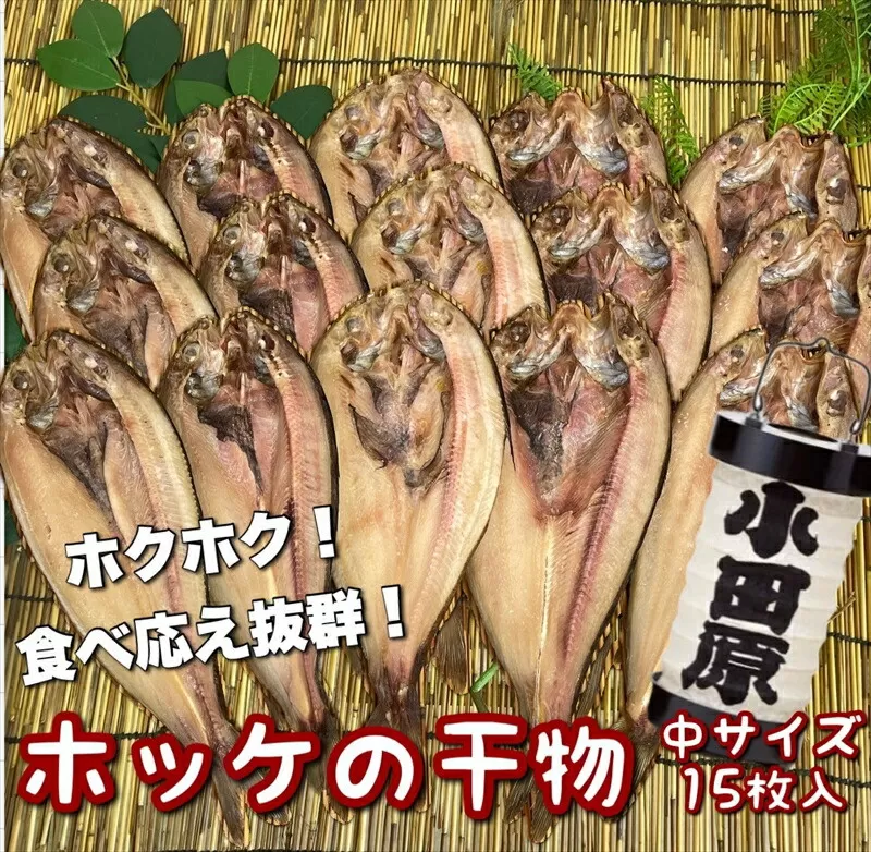 真ほっけの干物 中サイズ 15枚セット