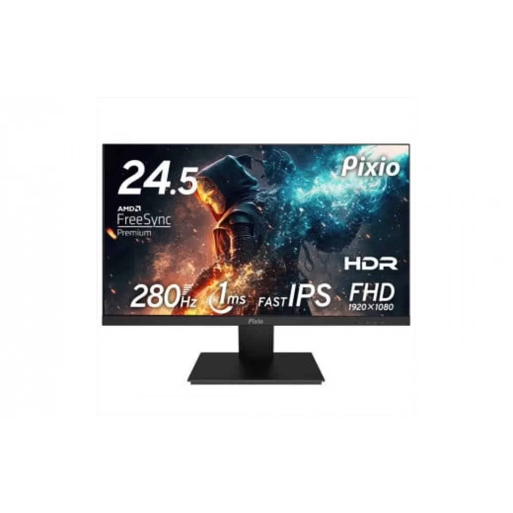 Pixio ゲーミングモニター 24.5インチ FHD 280Hz Fast IPS ブラック/黒 PX259P