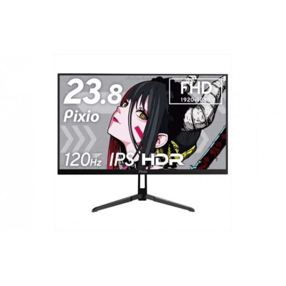 Pixio ゲーミングモニター 23.8インチ FHD 120Hz IPS ブラック/黒 PX246WAVE