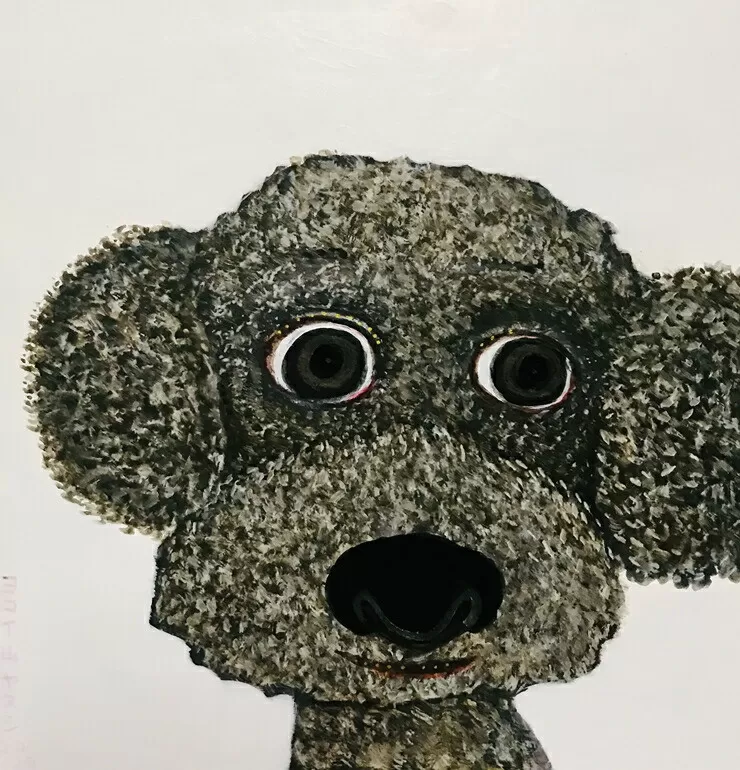 アーティストが『愛しいペットのポートレート』描きますサムホールサイズ スクエア 227×227mm【アート サムホールサイズ　油絵 横井山泰 美術 作家  227×227mm スクエア 神奈川県 小田原市 】