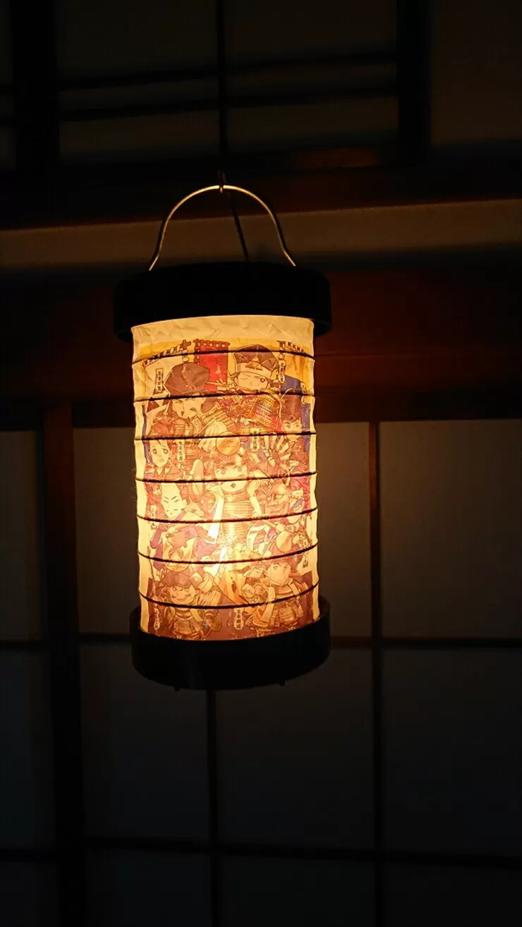ゆらぎLEDちょうちん　9人全員【ゆらぎ 提灯 ちょうちん LED電球 和紙 やわらかい灯り 最新技術 ゆらぐＬＥＤ電球 炎のよう 小田原型ちょうちん リアルキャンドルLEDランプ 神奈川県 小田原市 】