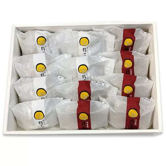 菜の花 月のうさぎ・月の黒うさぎ セット （各6個入）