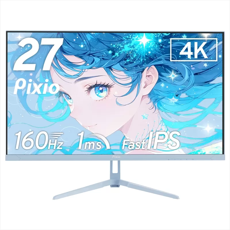 Pixio ゲーミングモニター 27インチ 4K 160Hz Fast IPS ブルー/水色 PX27UWAVEB【 神奈川県 小田原市 】